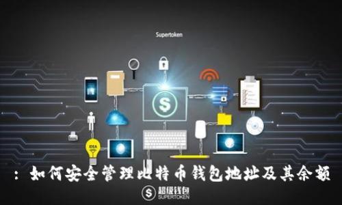 : 如何安全管理比特币钱包地址及其余额