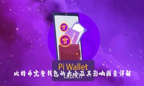 比特币完整钱包的大小及其影响因素详解