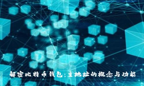 解密比特币钱包：主地址的概念与功能