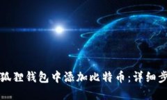 如何在小狐狸钱包中添加比特币：详细步骤与指