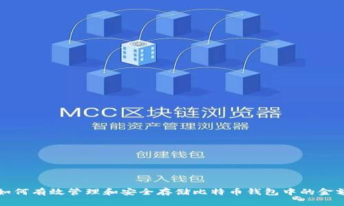 如何有效管理和安全存储比特币钱包中的金额